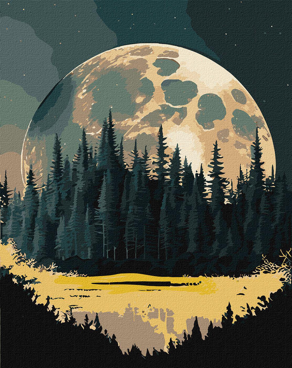 Картина по номерам Идейка Таинственный край с красками металлик extra 40x50 см (KH5108)