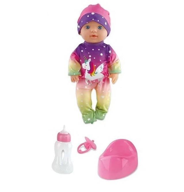 Пупс Yalа Baby п’є з пляшечки ходить на горщик 31 см Multicolor (142198)