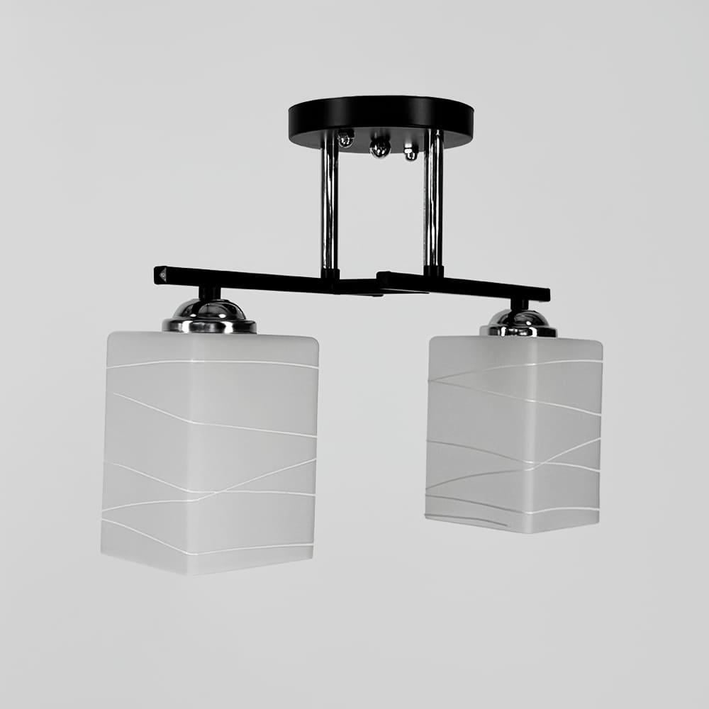 Люстра стельова Light House LNF-17533/2С BK Чорний