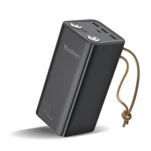 Повербанк Yoobao H5 50000 мАч 22,5 Вт Черный (18-52-4П1010-629-00)