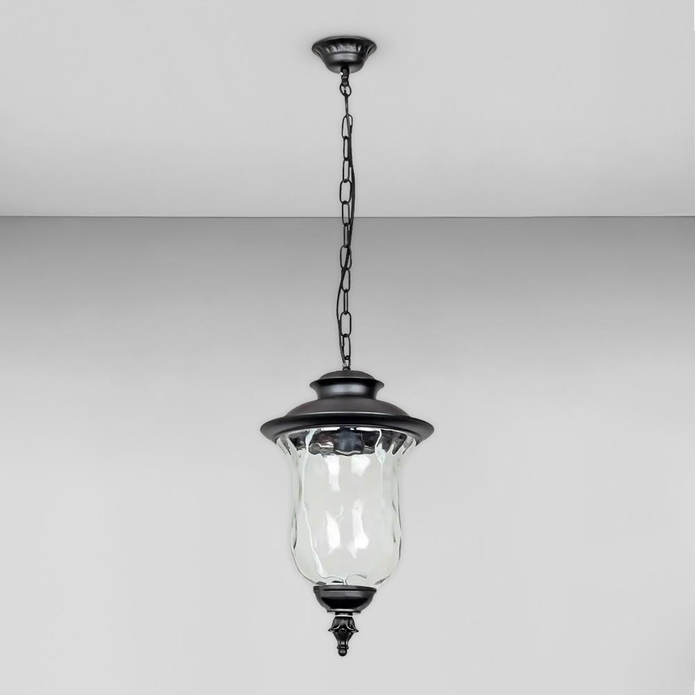 Светильник уличный подвесной Light House KX-18812 BK 440х250 мм Черный/Прозрачный