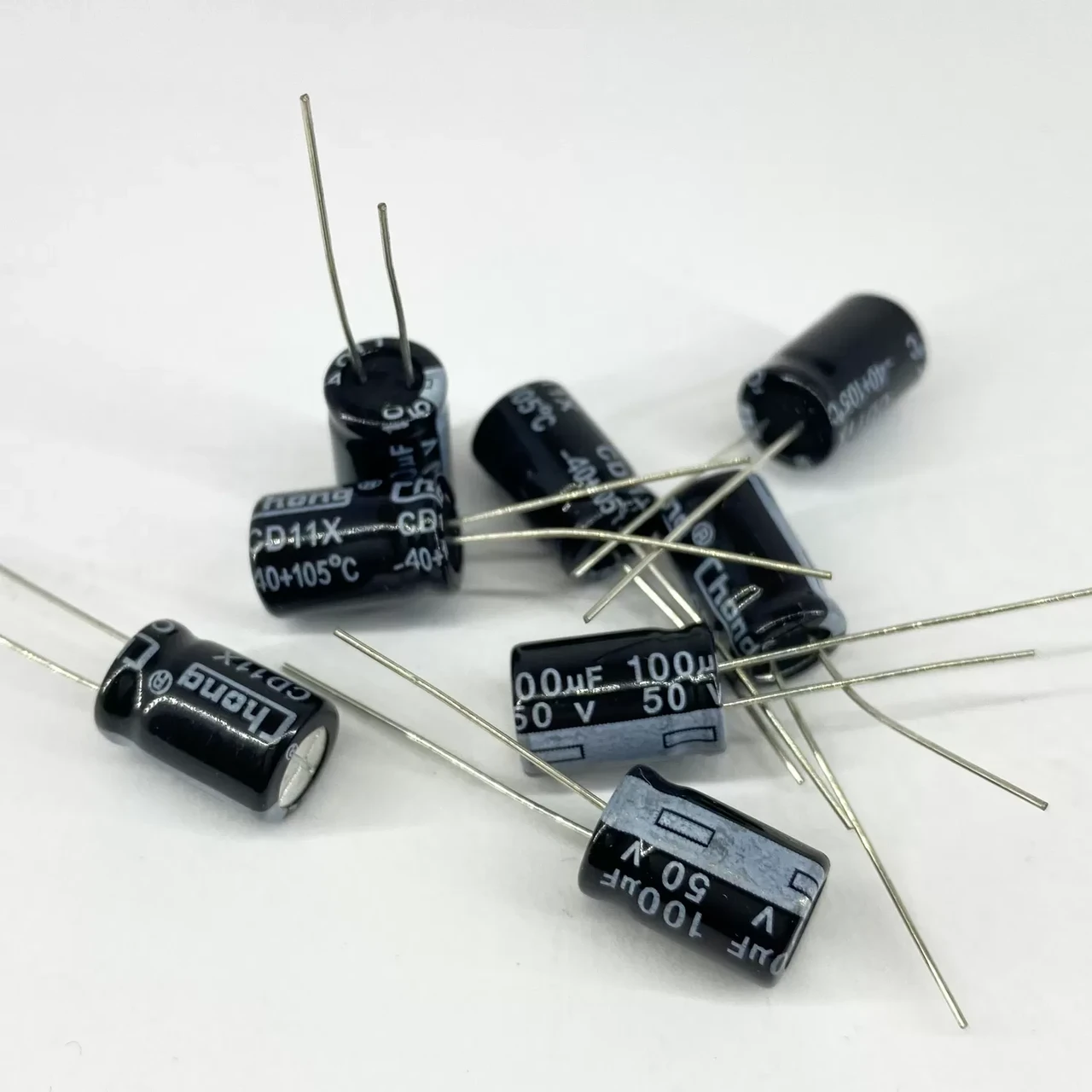 Конденсатори електролітичні ChongX 100 мкф 50V 8x12 мм 105 °C (1964596389)