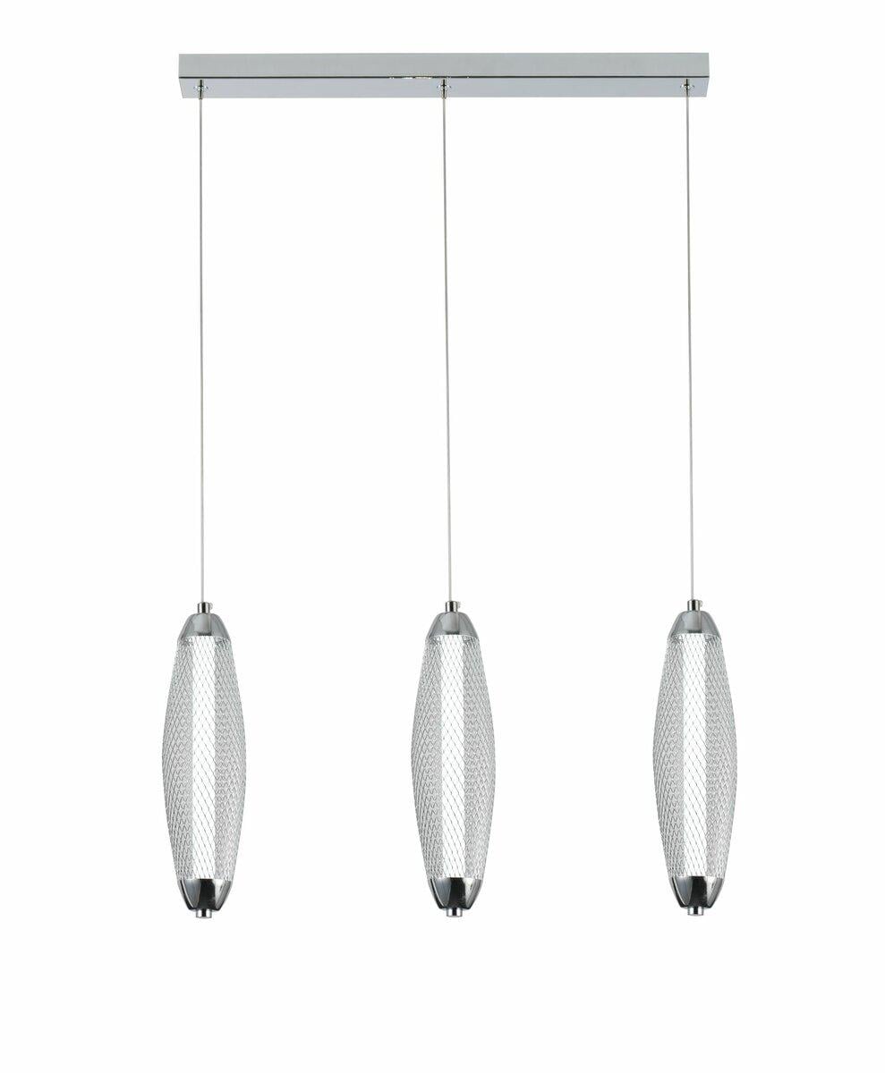 Светильник подвесной светодиодный декоративный Light House SRS-20625/3L 24W Хром