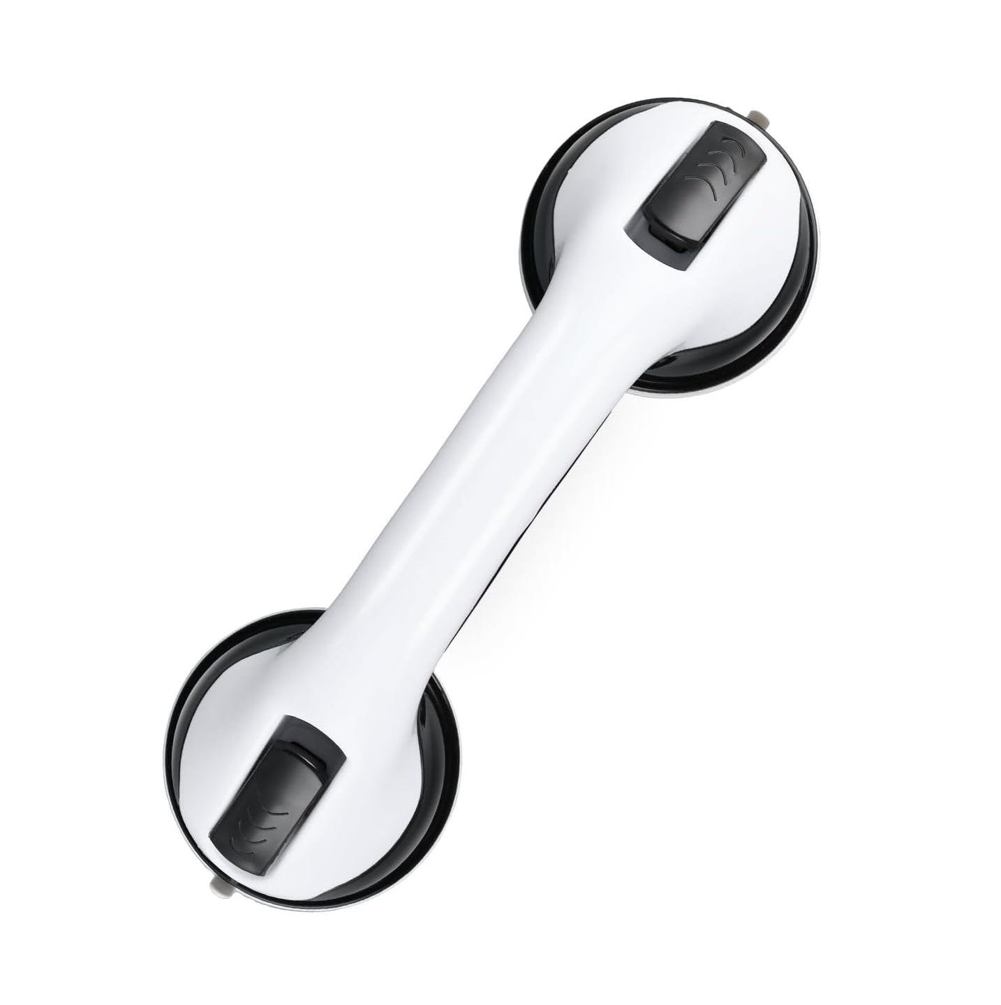 Поручень для ванны и душа Monobeach съемная ручка с вакуумной крепью 30 см Бело-черный Поручень для ванны и душа Monobeach съемная ручка с вакуумной крепью 30 см Бело-черный