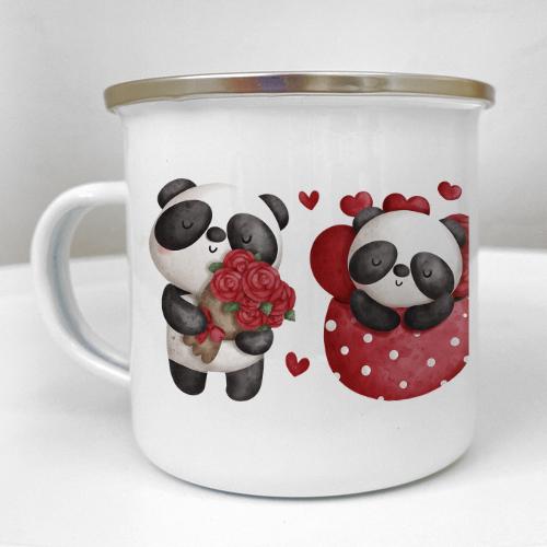 Чашка металическая Camper "Love you so much" 250 мл (KRM_24L002)