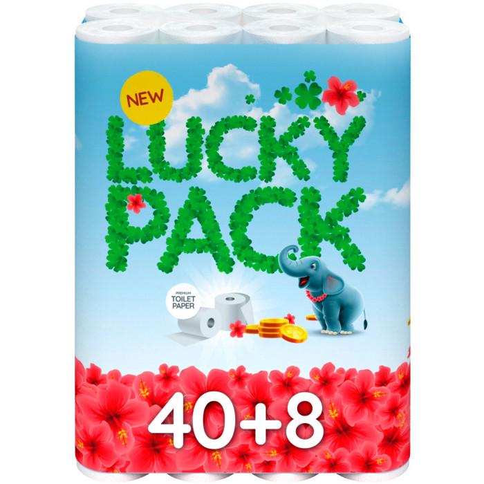 Туалетная бумага Ruta Lucky pack 2 слоя 48 рулонов