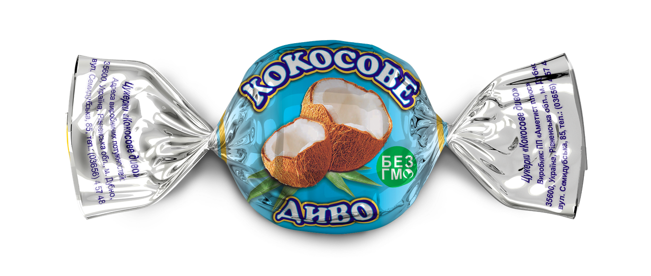 Цукерки Аметист Плюс Кокосове диво 1000 г (213812)