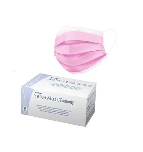 Маски медицинские Medicom одноразовые нестерильные 50 шт. Розовый (29710266)