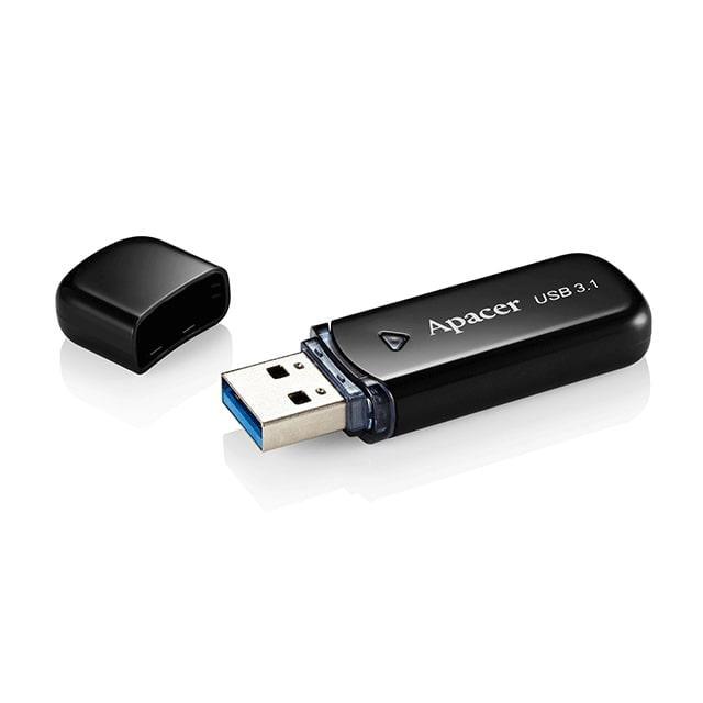 Флеш-память USB 3.1 Apacer AH355 32GB Черный (ERC-AP32GAH355B-1) - фото 3