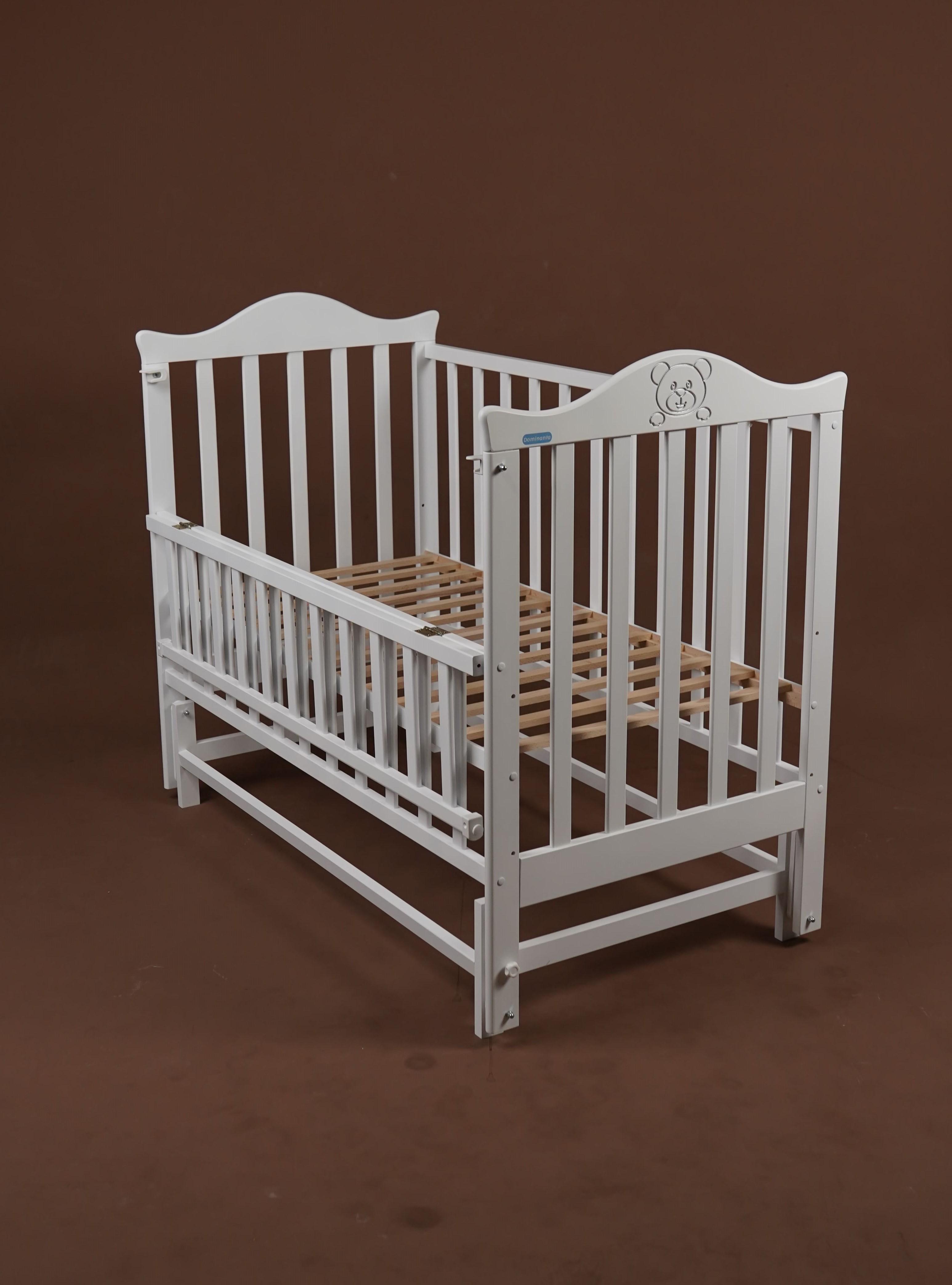 Детская кроватка Dominanta Тедди Белый (ЛД 6 Б) - фото 2 Детская кроватка Dominanta Тедди Белый (ЛД 6 Б) - фото 2