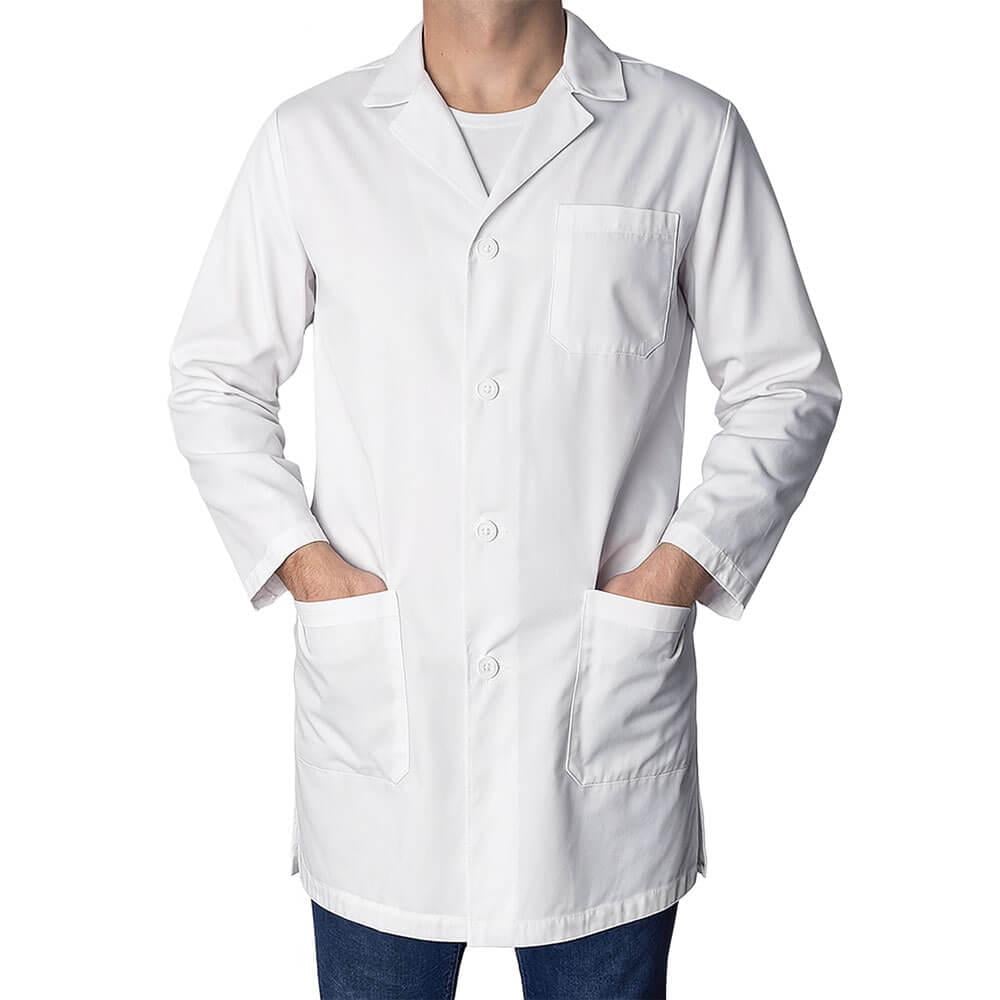 Медичний халат чоловічий р. 46-64-58 Білий (15512)