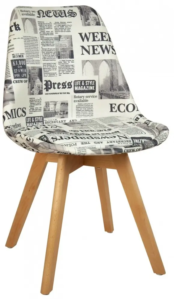 Стул Bonro B-487 FB с текстом (47000045)