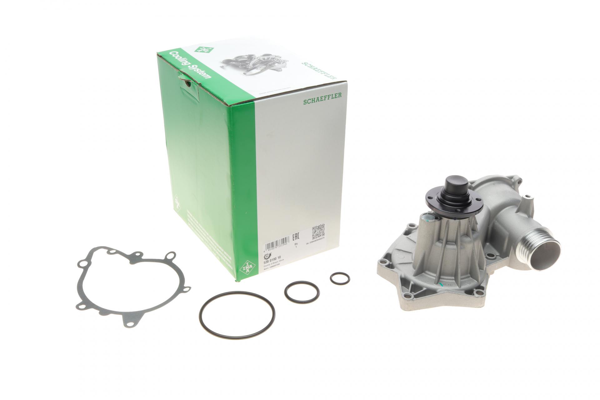 Водяная помпа INA BMW 5 E39/7 E38/8 E31 96-03 M62 B35/B44 (538 0190 10)