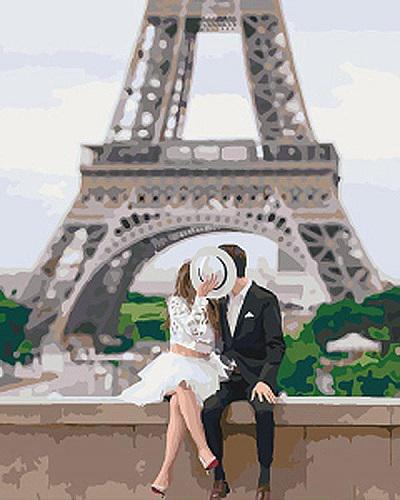 Картина за номерами Ідейка Солодка парочка 40х50 см (KHO4531)