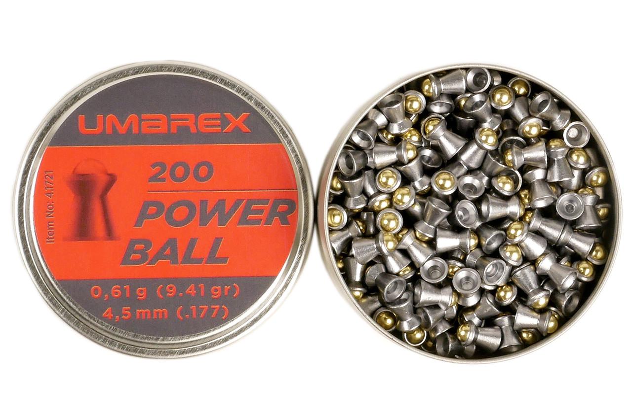 Кулі пневматичні Umarex Power Ball 0,61 г/4,5 мм/200 шт. - фото 2 Кулі пневматичні Umarex Power Ball 0,61 г/4,5 мм/200 шт. - фото 2