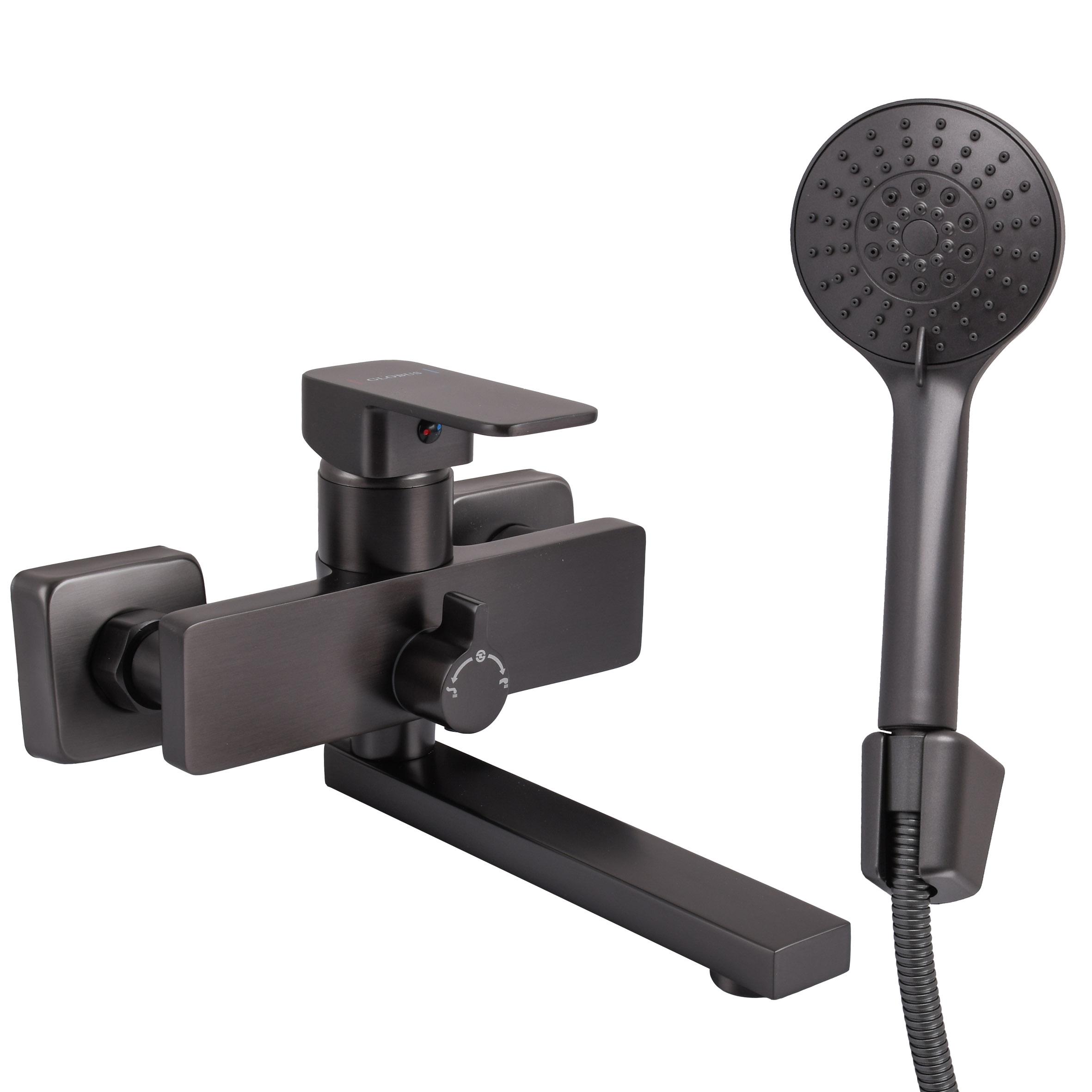 Смеситель для ванны Globus Lux Milano GLM-0102N-11 000027887 однорычажный Графитовый (227837) Смеситель для ванны Globus Lux Milano GLM-0102N-11 000027887 однорычажный Графитовый (227837)