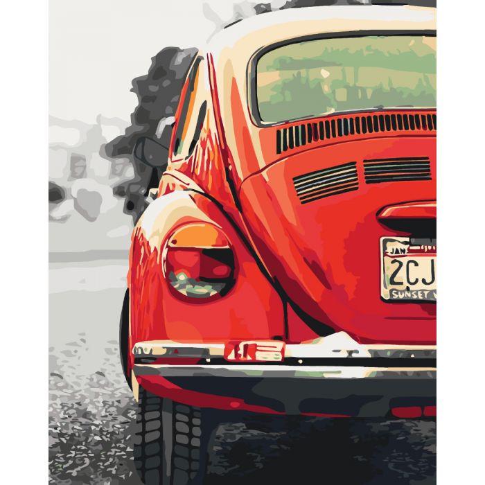 Картина по номерам Ідейка Ретро машина 40х50 см (KHO3519)