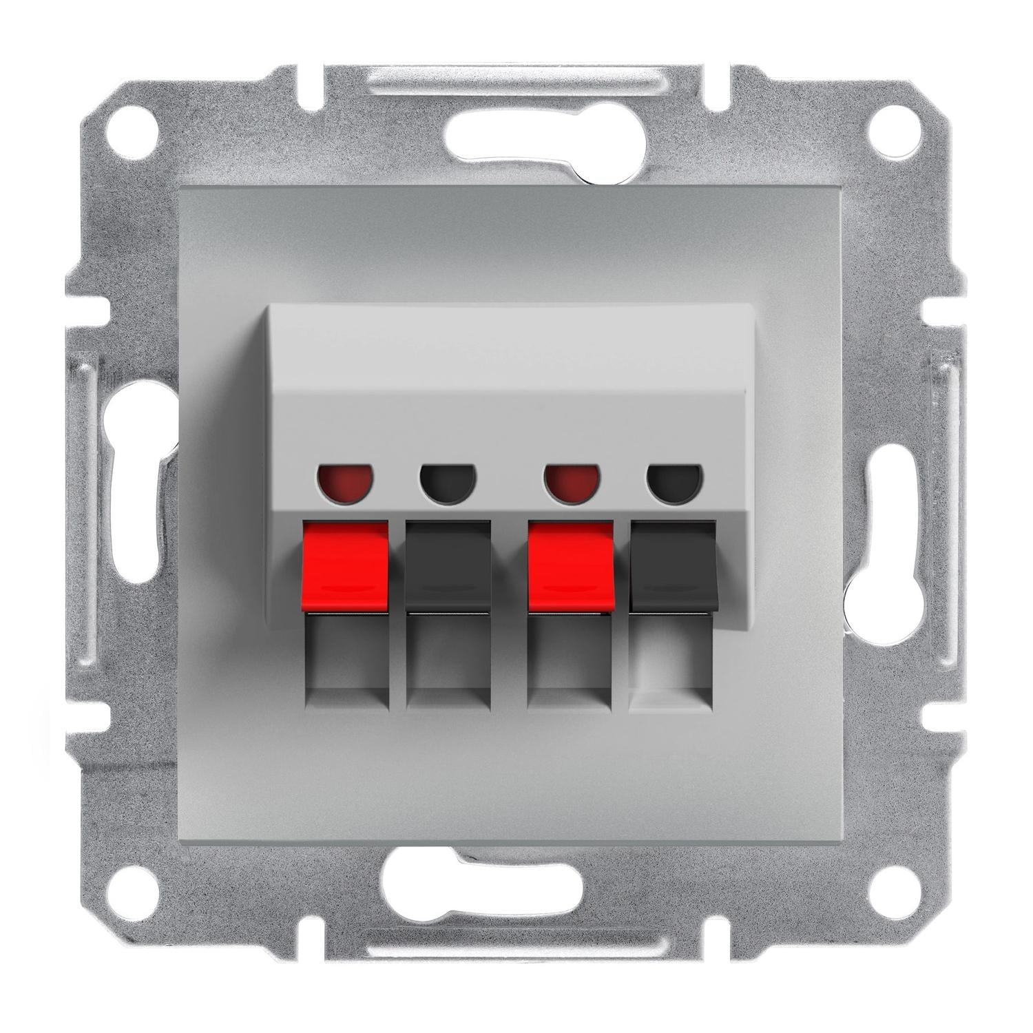 Аудиорозетка Schneider Electric Asfora Алюминий (EPH5700161)
