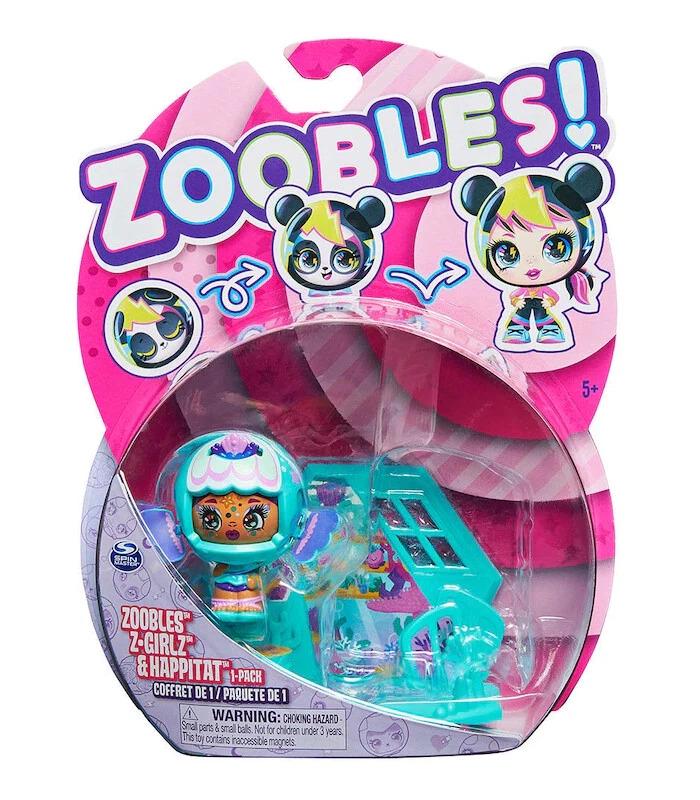 Игровой набор Spin Master Zoobles Z-Girlz Happitat с фигуркой-трансформером и домом от 5 лет (SKU-357)