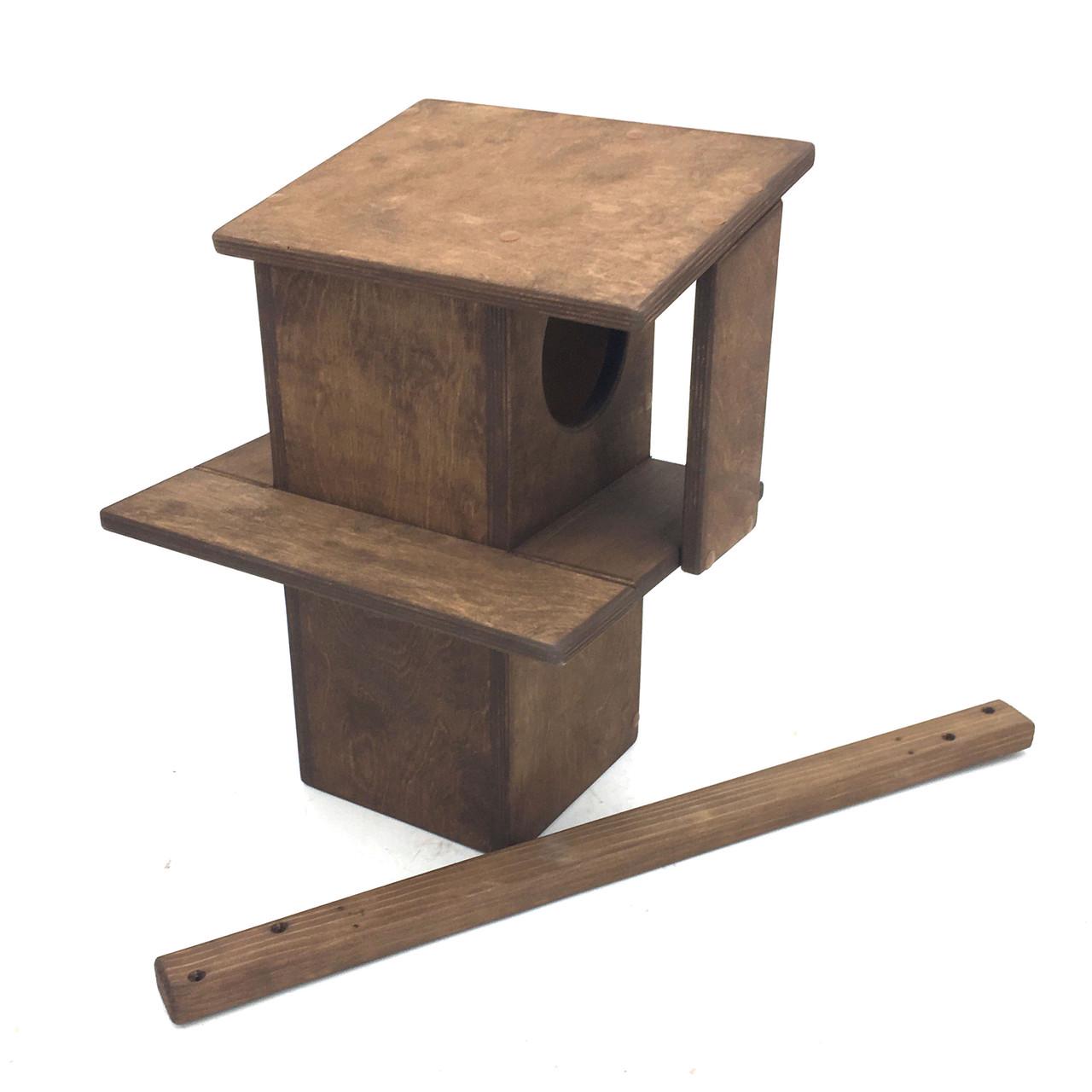 Домик для белок из дерева Кола Капучино (ДДБ-000909) - фото 8 Домик для белок из дерева Кола Капучино (ДДБ-000909) - фото 8