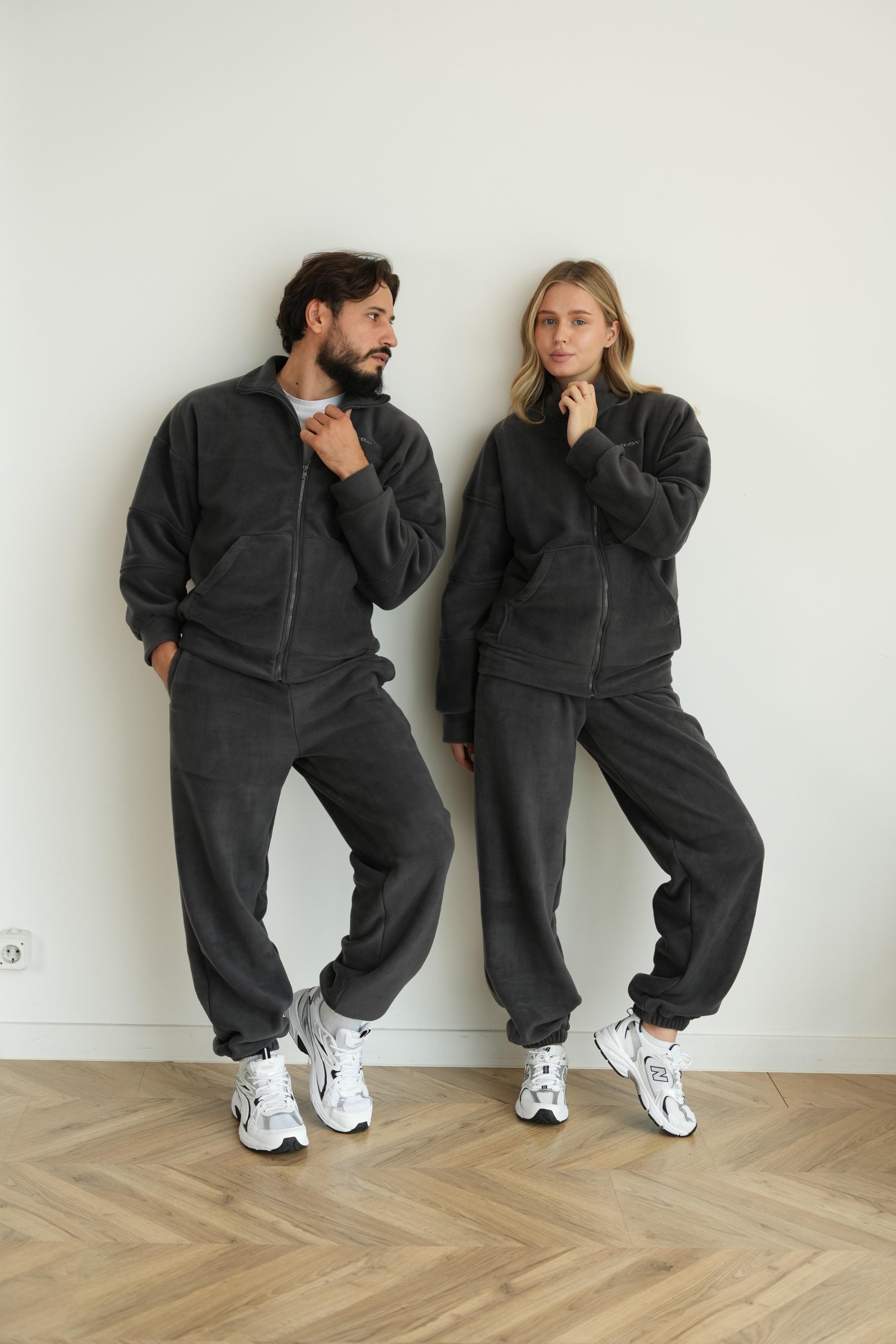 Костюм мужской флисовый CASUAL L/XL Графит (10305LXLm) - фото 4