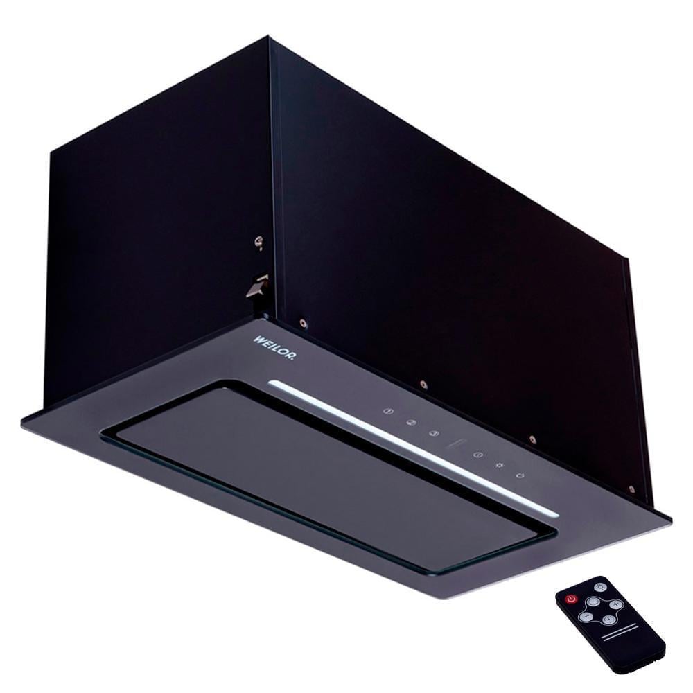 Вытяжка Weilor PBSR 62302 FULL GLASS FBL 1100 LED Strip Черный (5902767905152)