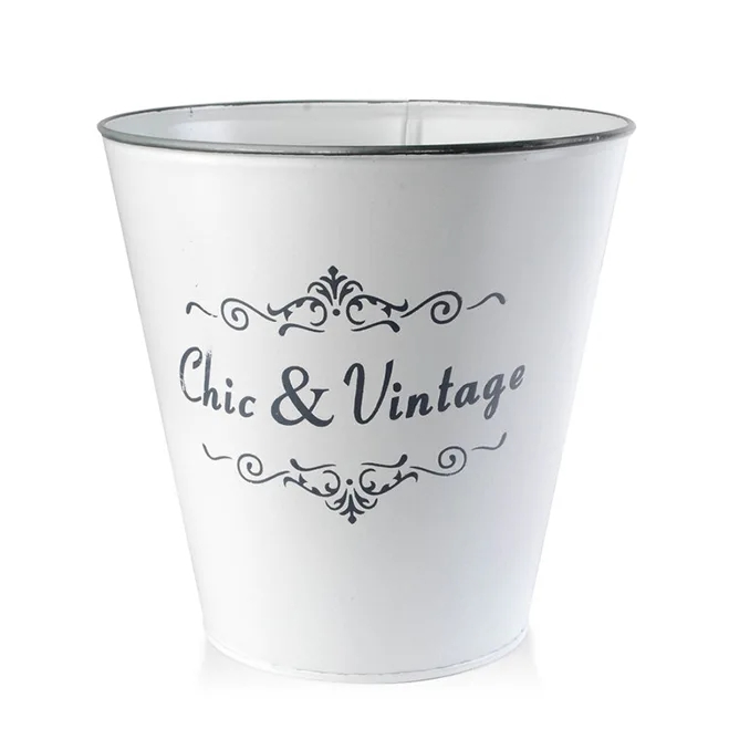 Кашпо металлическое Flora Chic and Vintage 17 см (30381)