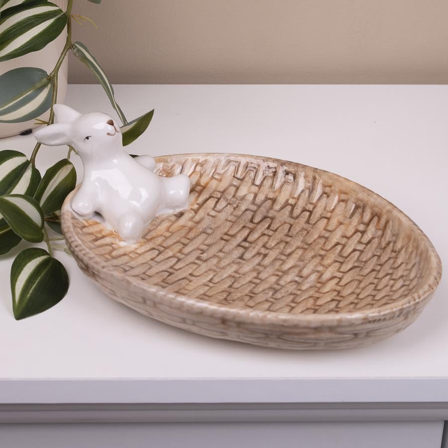 Тарелка с зайцем (5619)