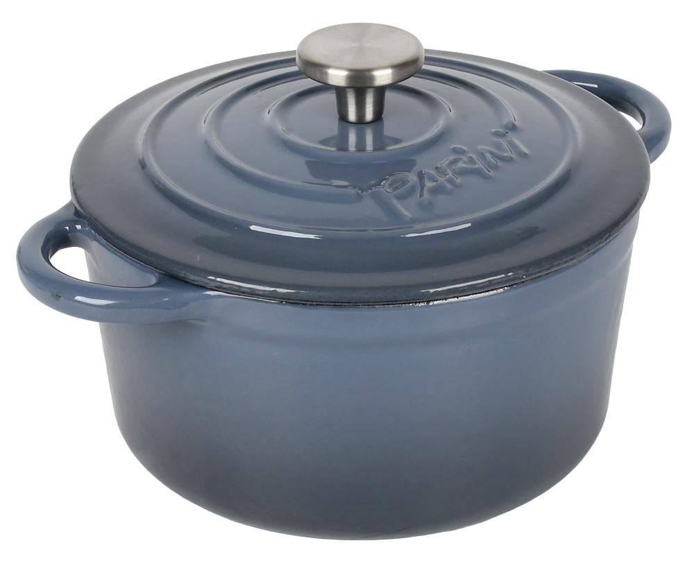 Каструля чавунна з чавунною кришкою для тушкування та запікання 1,8 л (30867)