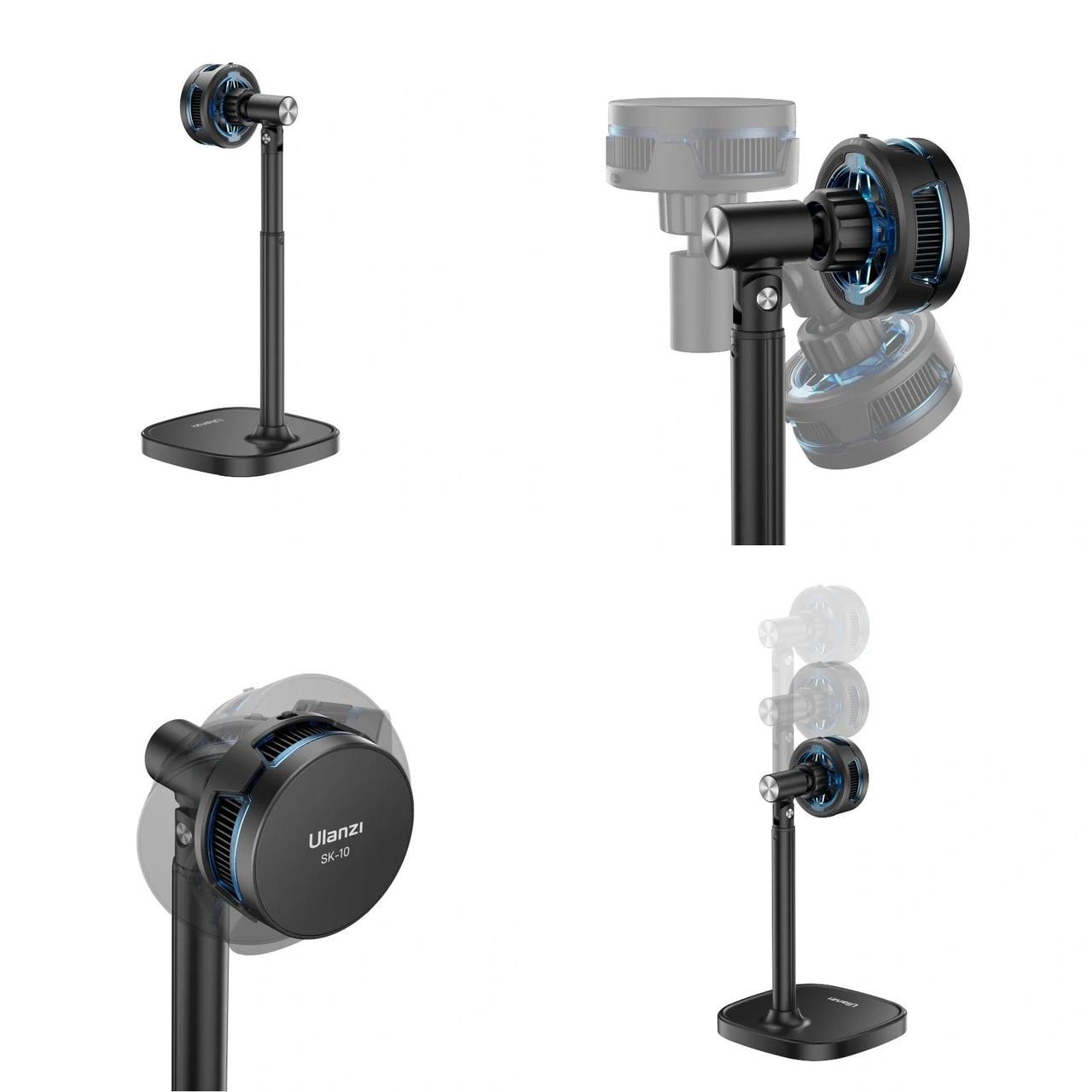 Подставка магнитная Ulanzi SK-10 MagSafe для iPhone беспроводная зарядка и охлаждение (2537151231) - фото 3 Подставка магнитная Ulanzi SK-10 MagSafe для iPhone беспроводная зарядка и охлаждение (2537151231) - фото 3