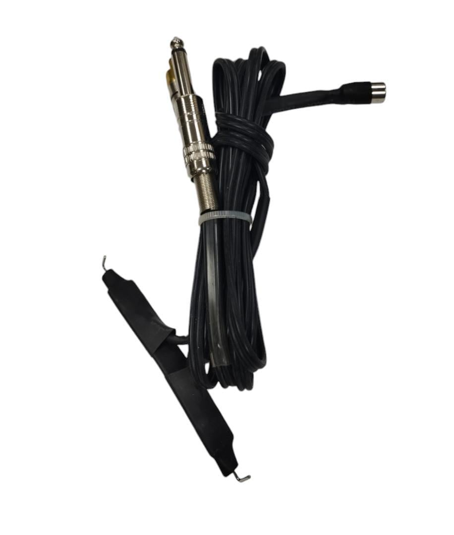 Клипкорд для тату машинки с RCA в комплекте с переходником Черный