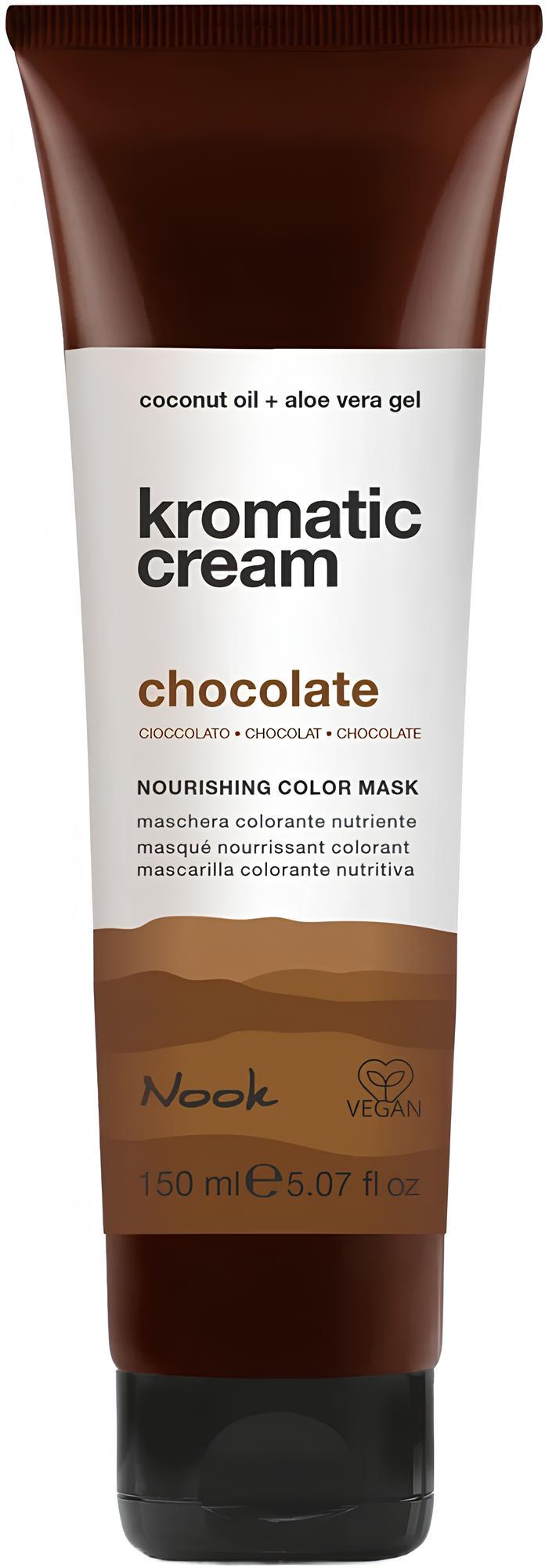 Питательная тонирующая маска Nook Cosmetics KROMATIC CREAM Nourishing Color Mask 150 мл Chocolate