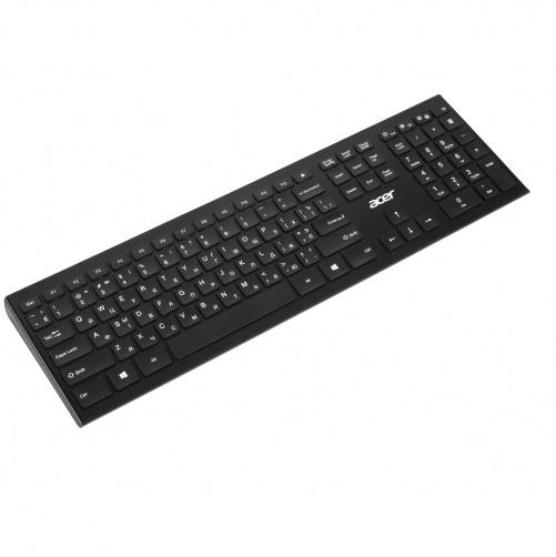 Клавіатура Acer ZL.KBDEE.010 OKR010 WL EN/UKR/RU USB Чорний (13464450)