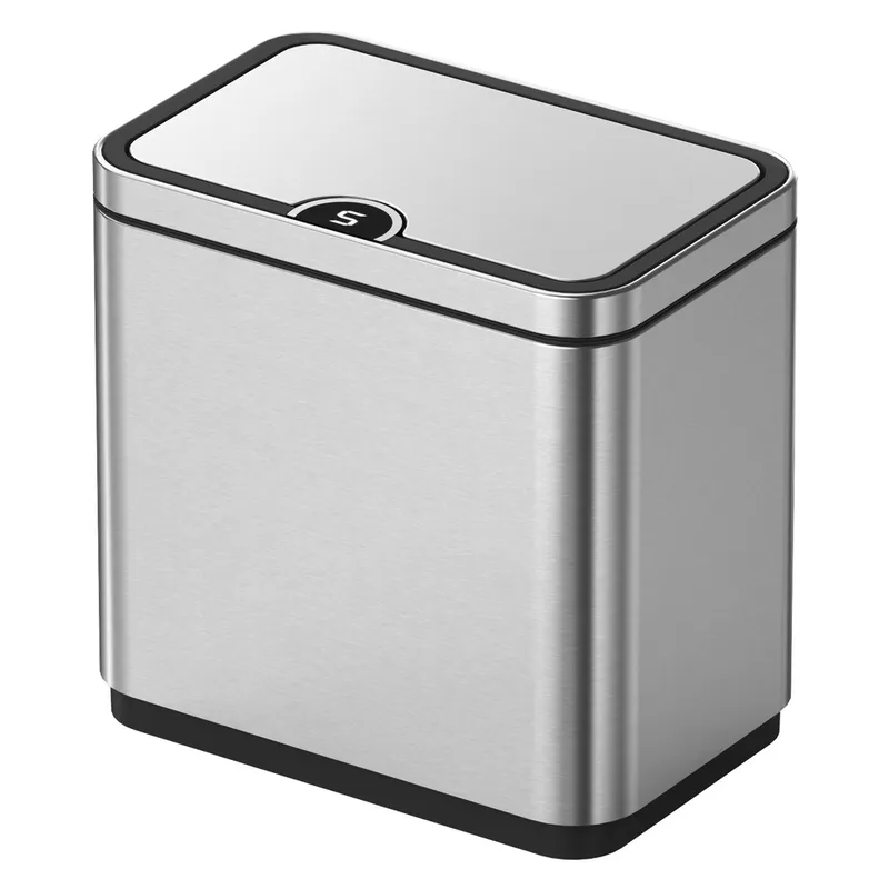 Відро для сміття сенсорне Koer TC-020212-02 прямокутне 12 л Нержавіюча сталь (KR5584) - фото 1 Відро для сміття сенсорне Koer TC-020212-02 прямокутне 12 л Нержавіюча сталь (KR5584) - фото 1