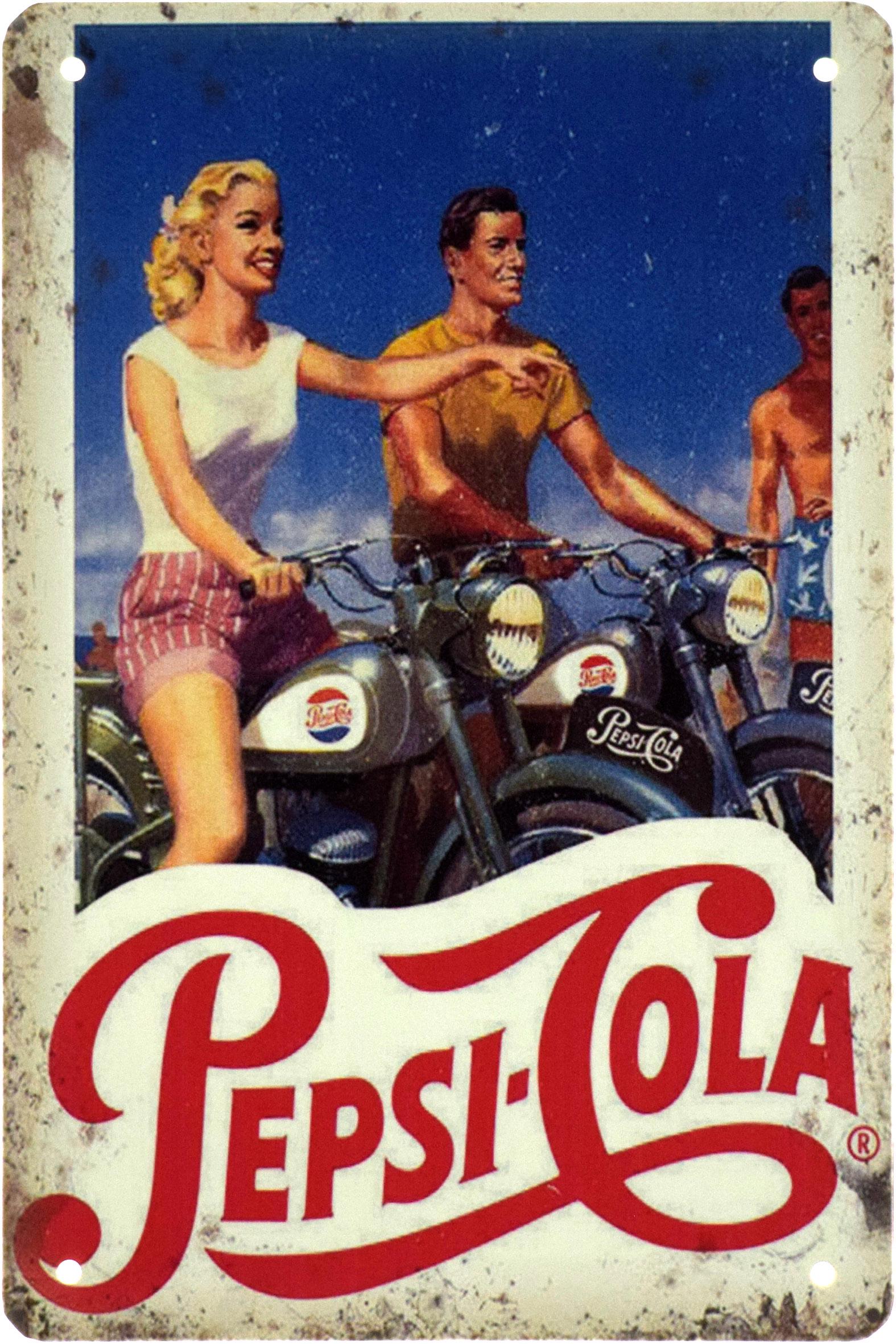 Металева табличка Pepsi-Cola Ретро 20x30 см
