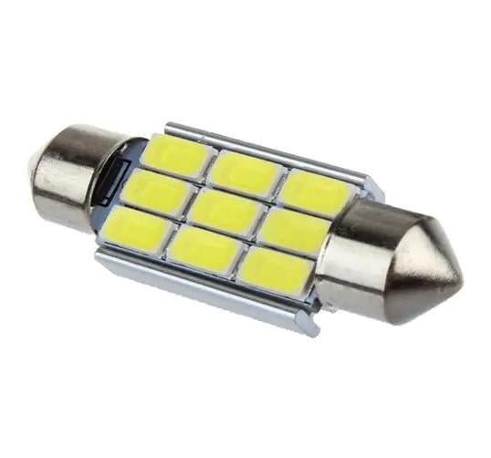 Автомобільна лампа Terra Festoon SV8,5-8 5630x9SMD 39 мм 12V Білий (1101582276)
