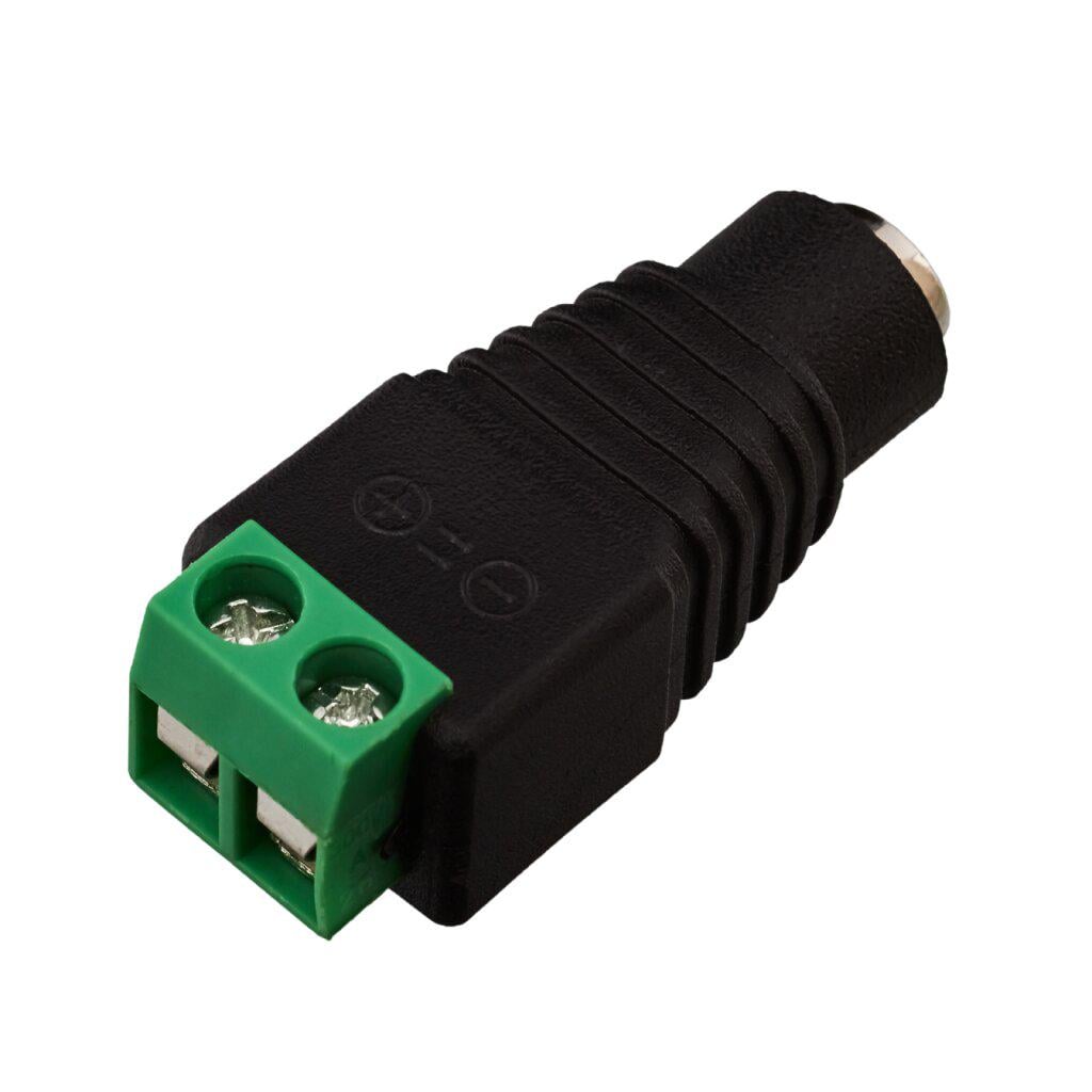 Конектор живлення GreenVision GV-DC female 100 шт. для систем відеоспостереження (25442031) Конектор живлення GreenVision GV-DC female 100 шт. для систем відеоспостереження (25442031)