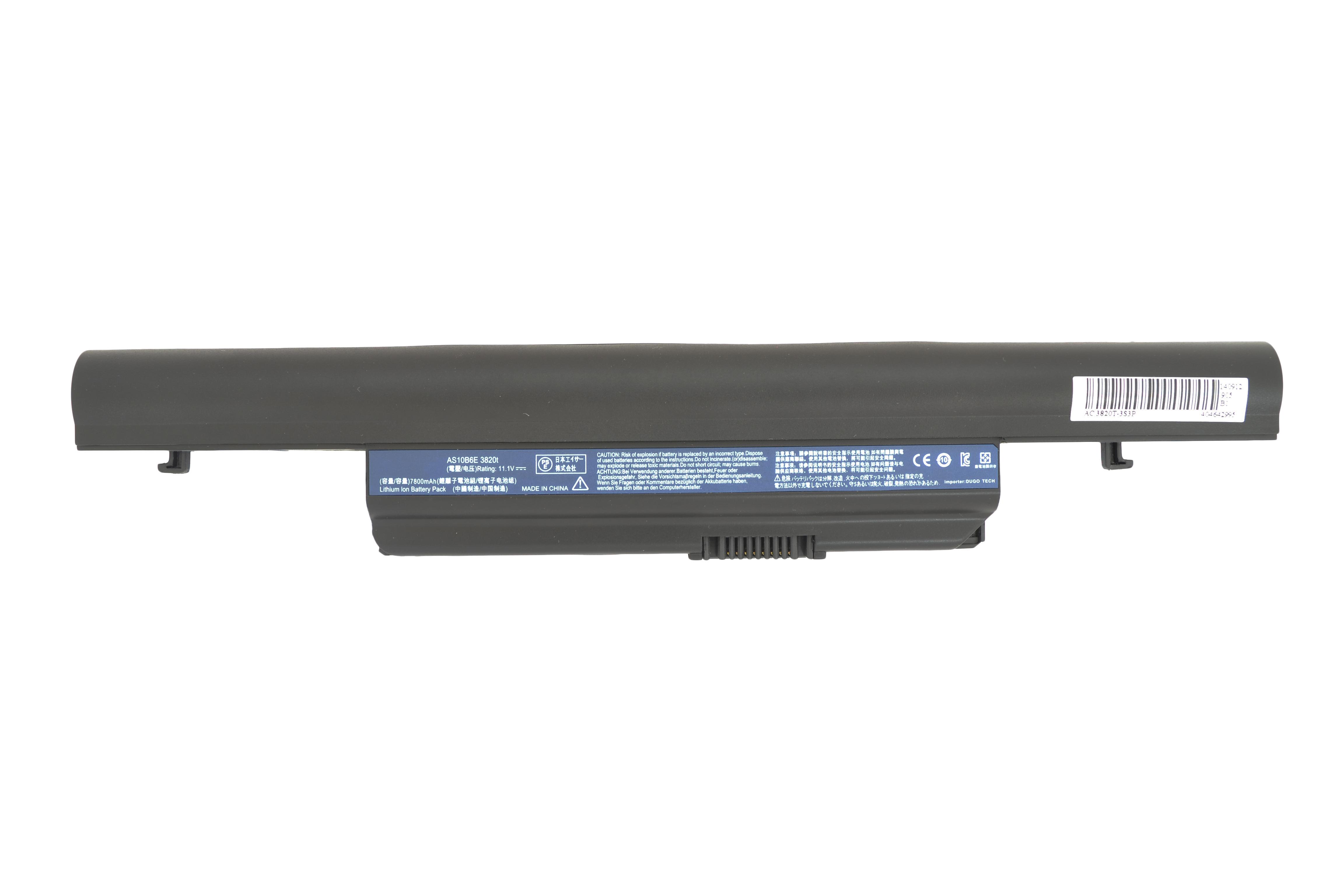 Аккумулятор для ноутбука Acer AS10B31 Aspire 3820T 11,1 V 7800 mAh (006731)