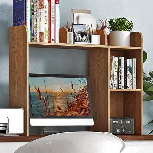 Полка-надстройка настольная из дерева Мирелин сиена (АКД-005505)