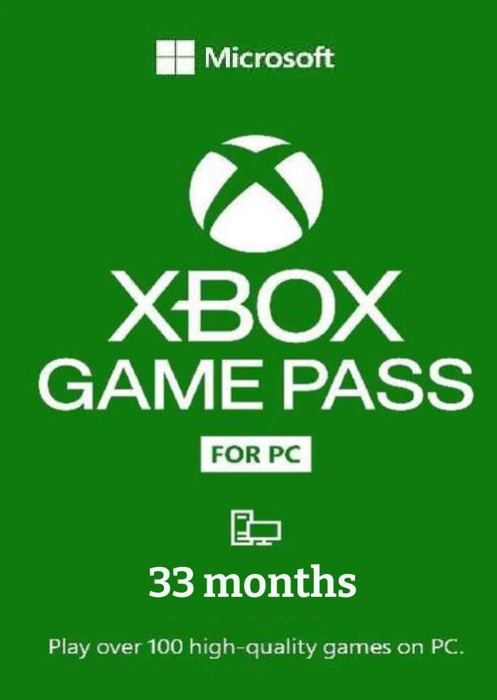 Подписка Xbox Game Pass For PC 33 месяца (83034045)