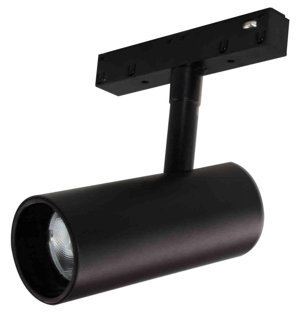 Прожектор трековий магнітний Lezard GD-24 LED поворотний на ніжці 24 Вт 4000К Чорний (27729360)