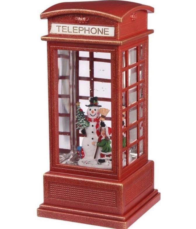 Новорічний нічник Телефонна будка WDL-2102B з музичними ефектами (2104618706)