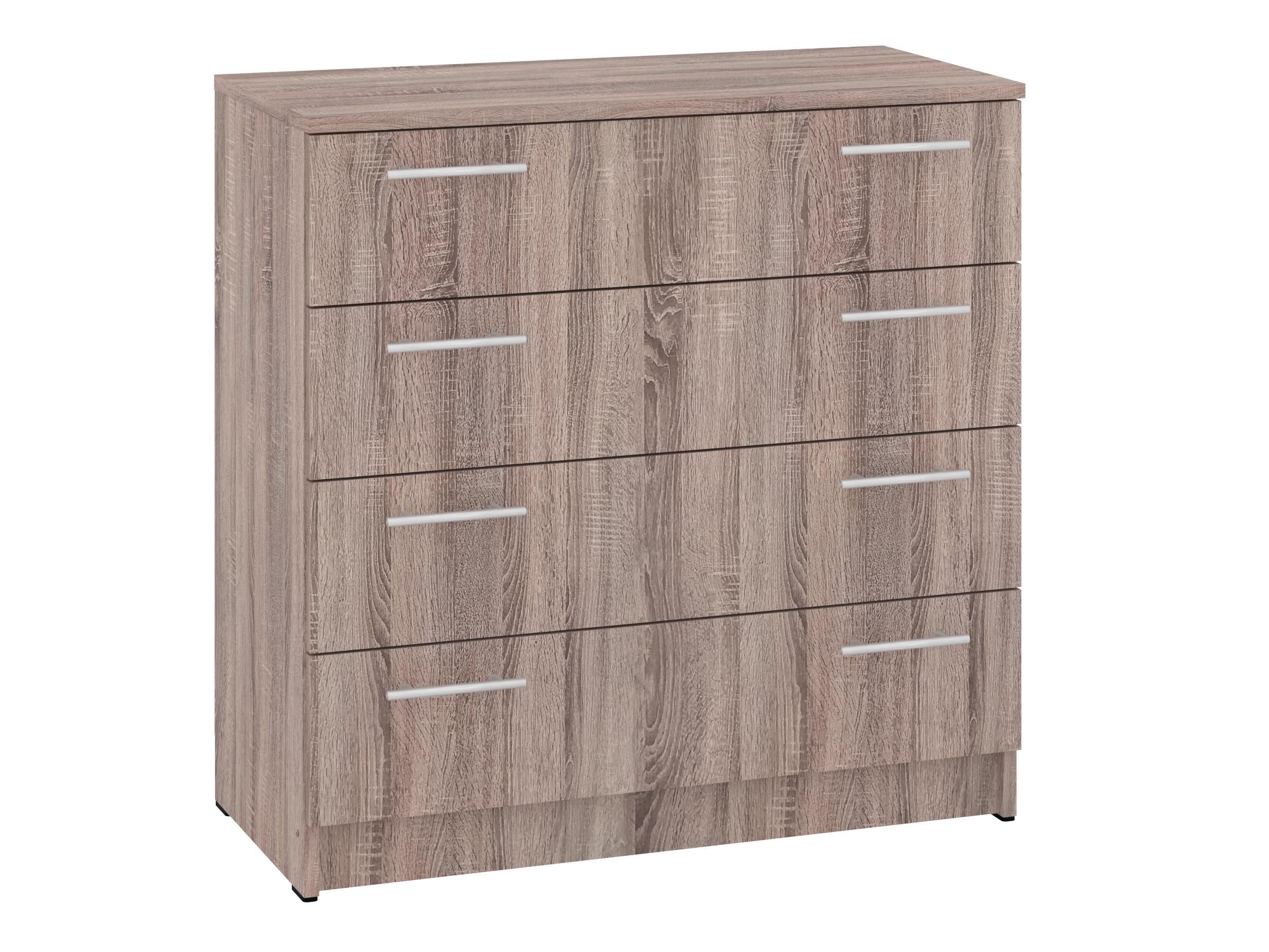 Комод с ящиками PEHOTIN К-4 ДСП 80х38х80 см Трюфель (PN-100520)