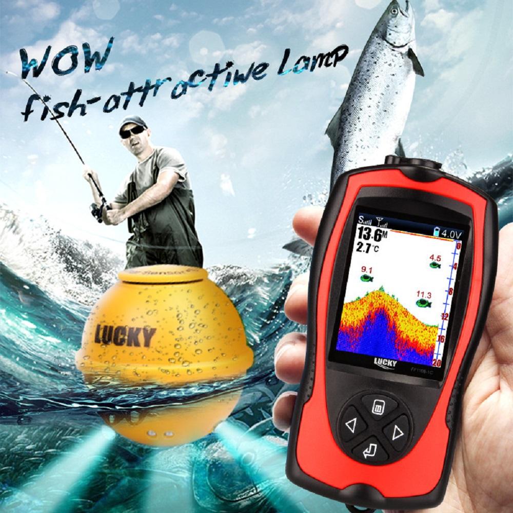 Эхолот беспроводной Lucky FF1108-1CWLA (Key-000131) - фото 4