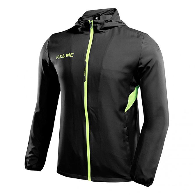 Ветровка Kelme Primera new L Черный/Салатовый