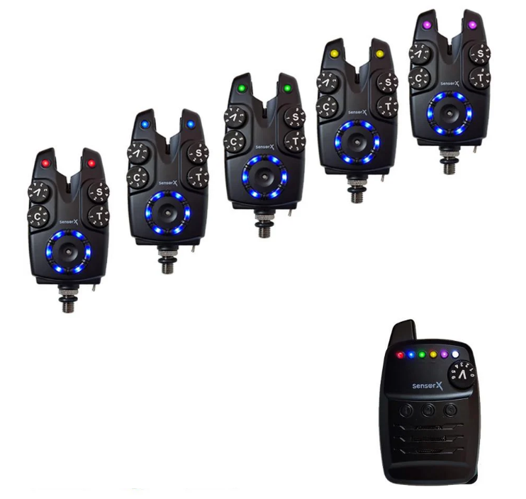 Набір сигналізаторів клювання World4Carp Sensor X 5+1 (WC360-5)