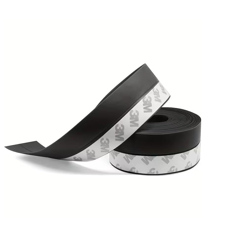 Самоклеящаяся уплотнительная/шумоизоляционная лента для нижней части дверей 100х3,6 см Черный (3000004034)