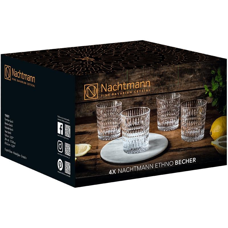 Набор стаканов для виски Nachtmann Ethno 294 мл 4 шт. (111002703)