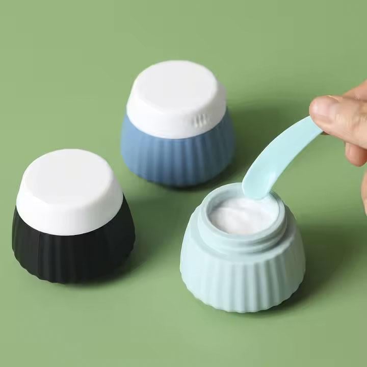 Набір баночок для подорожей GDragon Home силіконовий 4 шт. Синій (113_4_0_3) - фото 2