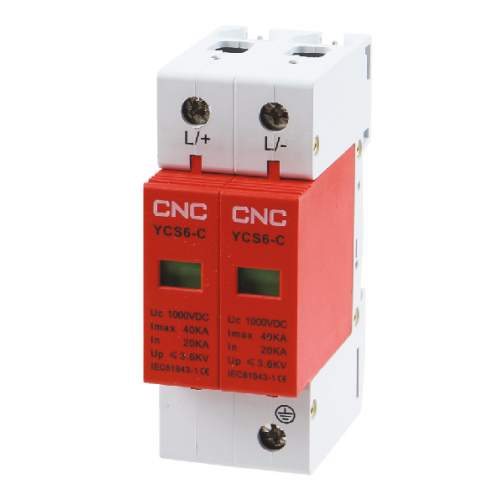 Ограничитель импульсного перенапряжения CNC на Din-рейке YCS6-С 2P 20-40 kA 385V (Б00032570)